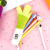 Korean Cute Vegetables Silicone Pencil Case Creative Fruit Cat's Paw Cartoon Large Capacity Pen Case Student Stationery Bag