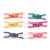 Cross-Border Home Office Multi-Color Clothes Clip Colorfast Durable Multi-Purpose Clip Sealed Bag Clip Clothespin PVC