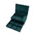 Jewelry Earring Ring Bracelet Box Right Angle Ornament Green Jewelry Storage Box Double-Layer Jewelry Box Promotion