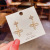 2022 New Real Gold Plating Temperamental Earrings and Eardrops 925 Silver Needle Women's Trendy Earrings Small Ear Rings