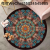 Crystal Velvet round Floor Mat Household Bedroom Carpet Living Room Coffee Table Computer Chair Floor Mat Door Mat