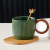 Nordic Style with Saucer Ins Ceramic Cup Couple Home Office Coffee Cup Good-looking Water Cup Handle Mug