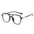 Korean Style Retro Polygon Double Beam Optical Glasses Women's Ins Myopia Glasses Rim Trendy Men's Internet Sensation Literature Style Glasses Frame