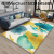 Living Room Carpet Household Crystal Velvet Floor Mat Balcony Tea Table Cloth Easy-Care Floor Mat