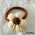 Yaja New Milk Coffee Color Series Small Flower Headband Hair Accessories Gentle Good-looking Fairy Hair Band Simple Rubber Band Head Accessories