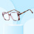 New Fashion Box Avant-Garde Flower-Wrapped TR90 Anti-Blue Light European and American Catwalk Light Luxury Plain Glasses Ins Internet-Famous Glasses