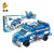 Pan Luo Si Building Blocks Deformation Compatible with Lego Small Building Block Fire Truck Children Educational Assembly Boy Toy Gift