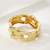 Twist Bracelet Vintage Women's Connecting Shackle Glossy Alloy Simple Hollow High Sense Fashion Factory Hot Sale Hand Jewelry