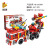 Pan Luo Si Building Blocks Deformation Compatible with Lego Small Building Block Fire Truck Children Educational Assembly Boy Toy Gift