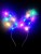 New Feather Luminous Rabbit Ears Hair Hoop Hairpin Men's and Women's Toys Festival Party Performance Headdress Stall Goods Wholesale