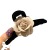 Black Velvet Camellia Grip Retro Debutante Style Three-Dimensional High Sense Back Head Shark Clip French Hairpin for Women
