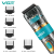 VGR V-695 2022 Popular IPX7 Professional Multifunction Customized Low Noise Electric Transparent Hair Clipper for Men