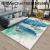 Living Room Carpet Household Crystal Velvet Floor Mat Balcony Tea Table Cloth Easy-Care Floor Mat
