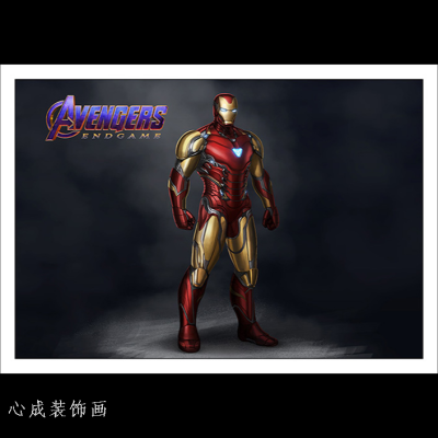 Popular 30x40 Avengers Iron Man Spider-Man Series Pet HD Stereo Painting Core Home Crafts Decorative Painting
