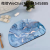 Semicircle Marbling Floor Mat Crystal Velvet Doorway Floor Mat Door Mat Bedroom Carpet