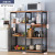 Kitchen Storage Rack Floor-Type Multi-Layer Microwave Oven Supplies Household Complete Collection Pot Bowl Seasoning Article Storage Shelf