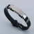 Yiwu Small Commodity Stall Hand Jewelry PVC Stainless Steel Boys Bracelet Hip-Hop Fashion Titanium Steel Matching Bracelets