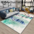 Living Room Carpet Household Crystal Velvet Floor Mat Balcony Tea Table Cloth Easy-Care Floor Mat