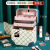 New Large Capacity Multifunctional Cosmetic Case for Girls Cosmetic Storage Box Large Portable Cosmetic Case