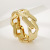Twist Bracelet Vintage Women's Connecting Shackle Glossy Alloy Simple Hollow High Sense Fashion Factory Hot Sale Hand Jewelry