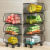 Kitchen Floor Multi-Layer Fruit Vegetable Shelf Vegetable Fruit Basket Bedroom Storage Rack Snack Storage Rack