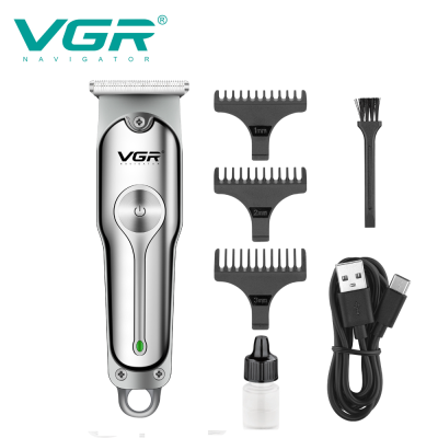 VGR V-071 T-blade 0mm zero cutting machine barber professional electric cordless hair clipper trimmer for men