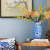 American Ceramic Vase Home Crafts Decoration Living Room Desktop Blue and White Porcelain Pastel Vase Floral Set