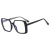 New Fashion Box Avant-Garde Flower-Wrapped TR90 Anti-Blue Light European and American Catwalk Light Luxury Plain Glasses Ins Internet-Famous Glasses