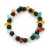 European and American New Simple Natural Stone Agate Stone Bracelet Men's and Women's Bracelets Small Jewelry Wholesale Stall Goods Foreign Trade Exclusive