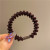 Korean Style Thread Coffee Color Series ~ High Quality Hair Rope Girl Hair Tie Durable Ins Head Rope Rubber Band Durable Top Cuft