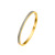 Foreign Trade Supply Titanium Steel Bracelet 4mm Narrow Gold Epoxy Color Enamel Bracelet Fashion Female Buckle Bracelet