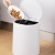 Factory Direct Sales Push Trash Can Nordic Style Home Living Room and Toilet Bathroom Flip with Lid Bedroom Wastebasket