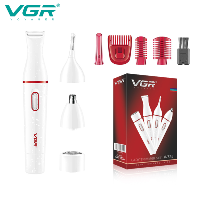 VGR V-725 4 in 1 multi-functional lady epilator use with AA battery