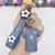 New World Cup Soccer Uniform Jersey Keychain 3D Epoxy Creative Football Suit Pendant Hanging Ornament Gift Wholesale