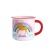 Colored Glaze Ceramic Cup Rainbow Unicorn Mug Cute Girl Heart Ceramic Single Cup