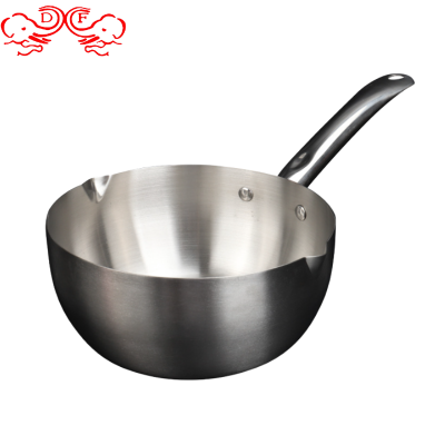 Steel Handle Yukihira Pan Stainless Steel Milk Pot Stainless Steel Snow Superior Pot Steel Handle Instant Noodle Pot