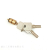 Brushed Gold Atomic Lock Copper Core Stainless Steel Anti-Theft Door Old-Fashioned Outer Door Lock Cylinder in Stock