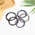 Factory Wholesale Three-in-One High Elastic Rubber Band Tie Hair Does Not Hurt Hair Minimalist Basic Hairtie Korean Style Women's Hair Band