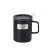 Black Retro High-Grade Frosted Particle Ceramic Mug