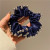 Korean Style Vintage Satin Pearl High Texture Large Intestine Ring Ponytail Head Rope Elegant Hair Band Temperament Rubber Band Hair Accessories