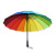 Creative 16 Bone Rainbow Umbrella Straight Pole Umbrella Insurance Gift Umbrella Outdoor Advertising Umbrella Logo Can Be Printed Wholesale