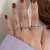 Industry Combination Index Finger Ring Female Sterling Silver Fashion Personality Retro Ins Cold Wind Net Red Ring Niche