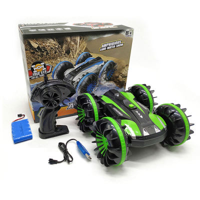 Rolling Remote Control Stunt Car Toys 360 RC Stunt Car Amphibious Vehicle 2.4G Radio Control Stunt Car Toys For Kids