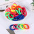 Korean Style Simple Hair Ring 50 Bags Towel Circle Net Red High Elasticity Seamless Hairband Versatile Multi-Color Rubber Band