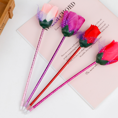 Creative Roses Gel Pen Valentine's Day Gift Pen Student Study Special Exam Prize Gel Pen