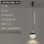 Bedroom Bedside Small Droplight Long Line Simple Modern Creative Star Air Top Light Luxury Wall Light Bulb Aisle Hallway Chandelier