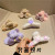 Autumn and Winter Plush Bow Claw Clip Large Hairy Hair Clips 2022 Female Updo Back Head Shark Clip Hair Accessories