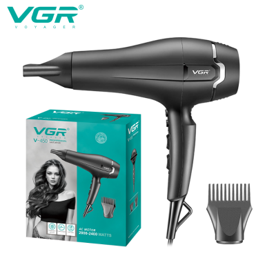 VGR V-450 hair dryer 2000-2400W Concentrator Nozzle Professional AC Motor Hair Dryer Salon Hair Dryer