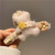 Autumn and Winter Plush Bow Claw Clip Large Hairy Hair Clips 2022 Female Updo Back Head Shark Clip Hair Accessories