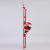 Red Ladder Rope Climbing Electric Music Santa Claus Climbing Ladder Christmas Gift Christmas Decorations Doll Ornaments